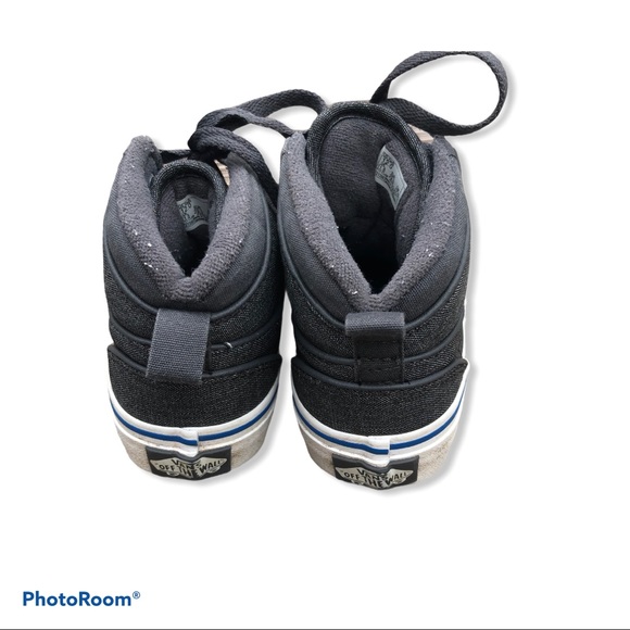 Boys High Top Grey Vans Size 12 - Picture 3 of 4